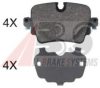 JAGUA T2R7945 Brake Pad Set, disc brake